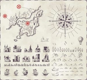 Set in medieval cartography