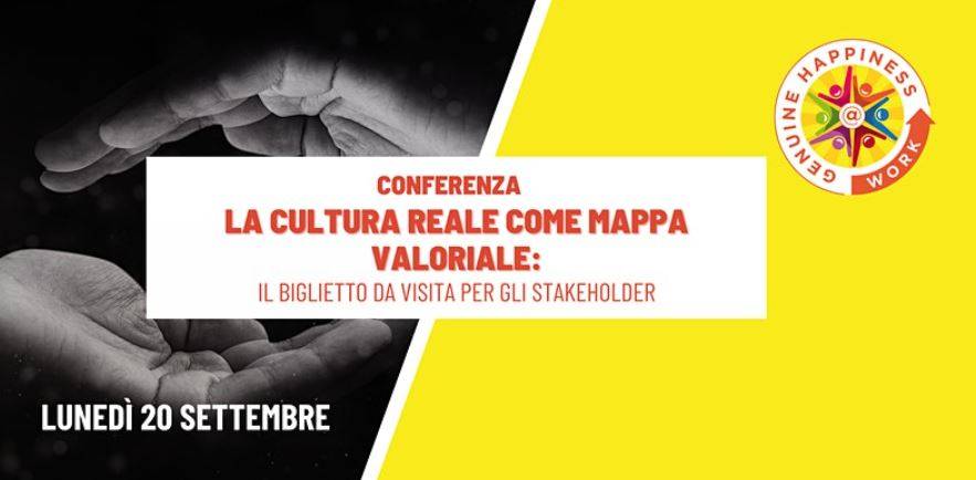 conferenza: la cultura reale come mappa valoriale